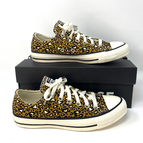 Converse Shoes - Converse Shoes Womens Size Skate Chuck Taylor AS Low Suede Gold Sneakers 166436C